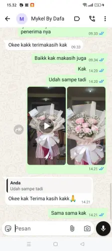 Testimonial Buket Bunga kuta selatan
